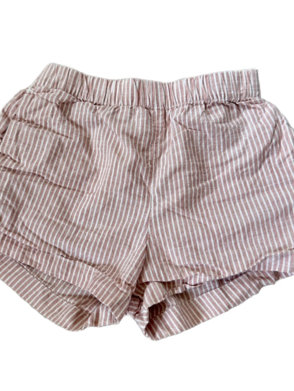 Hanna Andersson Pink and White Striped Shorts